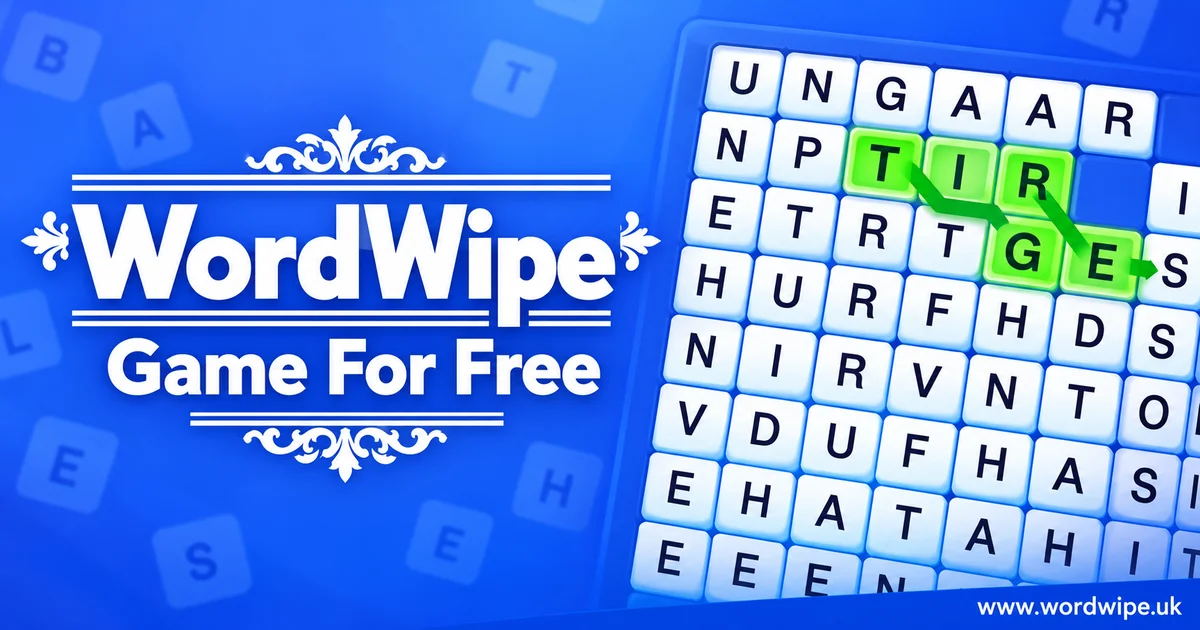 Play Word Wipe Online For Free